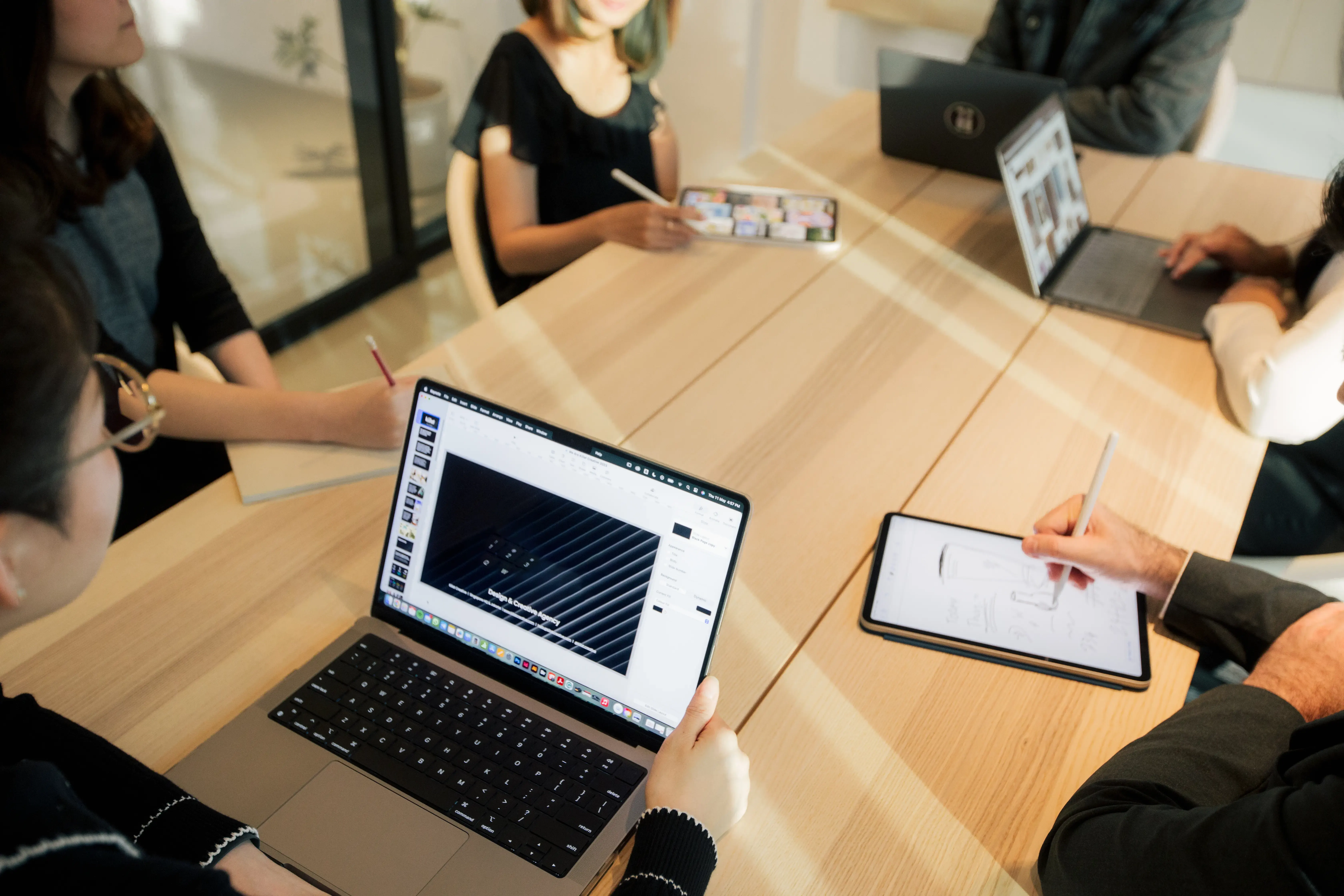 The Kiilat team working on your brand